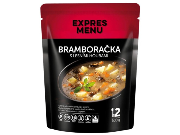 Bramboračka s lesními houbami, 2p, 600g